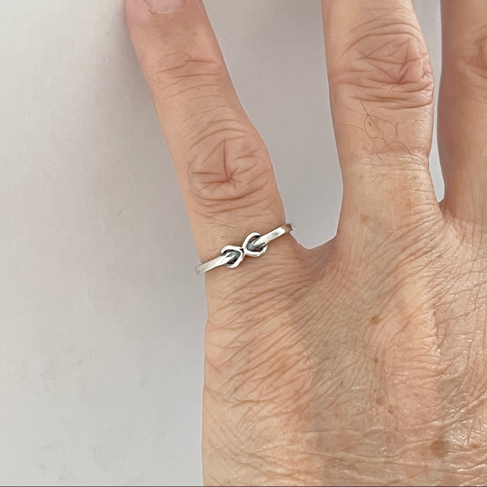 Sterling Silver Infinity Toe Ring - image 4